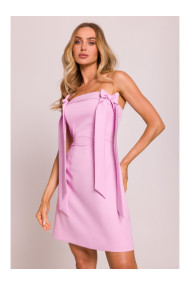 M851 Bustier dress with bows - candy pink