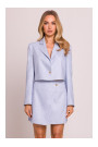 M853 Cropped blazer - light blue
