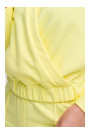 B292 Wrap front sweatshirt - lemon