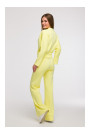 B292 Wrap front sweatshirt - lemon