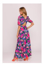 M858 Open back maxi dress - model 1