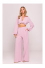 M862 Wide leg trousers - crepe pink