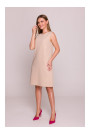 S408 Sleeveless shift dress - beige