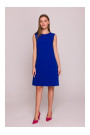 S408 Sleeveless shift dress - royal blue