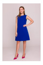 S408 Sleeveless shift dress - royal blue