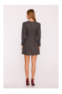 M870 Tweed mini dress - black