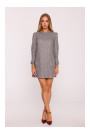 M870 Tweed mini dress - graphite