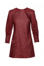 M870 Tweed mini dress - maroon