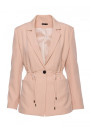 M873 Blazer with cinched waist - beige