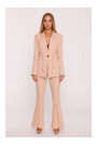 M873 Blazer with cinched waist - beige