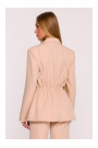 M873 Blazer with cinched waist - beige