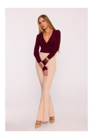M874 Flared leg trousers - beige