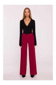 M875 Wide leg trousers - maroon