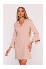 M876 Dress with wide cuffs - beige