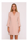 M876 Dress with wide cuffs - beige