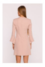 M876 Dress with wide cuffs - beige