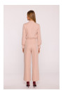 M879 Jumpsuit with stand-up collar - beige