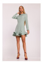 M880 Ruffled hem dress - mint
