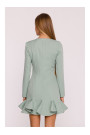 M880 Ruffled hem dress - mint