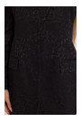 M881 Jacquard blazer dress - black