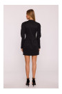 M881 Jacquard blazer dress - black