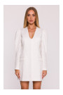 M881 Jacquard blazer dress - cream