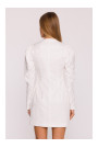 M881 Jacquard blazer dress - cream