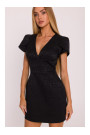 M882 Jacquard mini dress - black