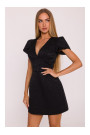 M882 Jacquard mini dress - black
