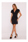 M882 Jacquard mini dress - black