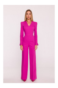 M883 Denim-look jumpsuit - pink