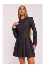 M884 Denim-look dress - graphite