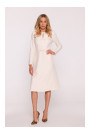 S414 Shift dress with bows - ivory