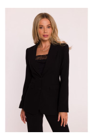 S417 Taliored blazer - black