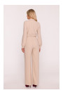 S420 Jumpsuit with a ruffle - beige