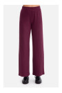 B300 Rib knit trousers - plum