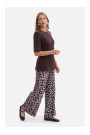 B302 Print knit trousers - model 1