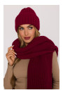 M895 Ribbed beanie - maroon