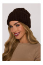 M895 Ribbed beanie - brown