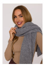 M896 Ribbed scarf - grey
