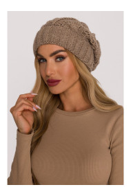 M897 Cable knit beanie - beige