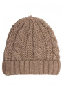 M897 Cable knit beanie - beige