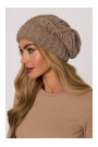 M897 Cable knit beanie - beige