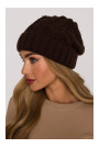 M897 Cable knit beanie - brown