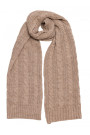 M898 Cable knit scarf - beige