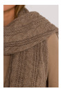 M898 Cable knit scarf - beige