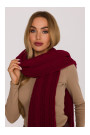 M898 Cable knit scarf - maroon
