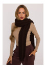 M898 Cable knit scarf - brown