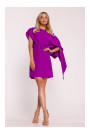 S423 Dress with cape - lavender