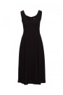 S424 Fit & flare dress - black